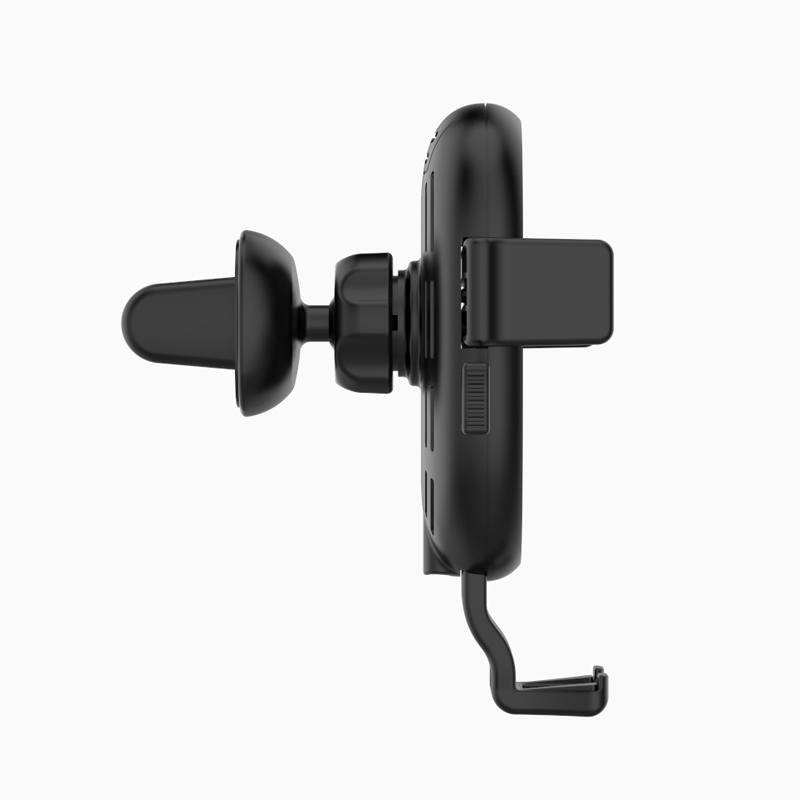 013 皮紋車載無(wú)線充支架