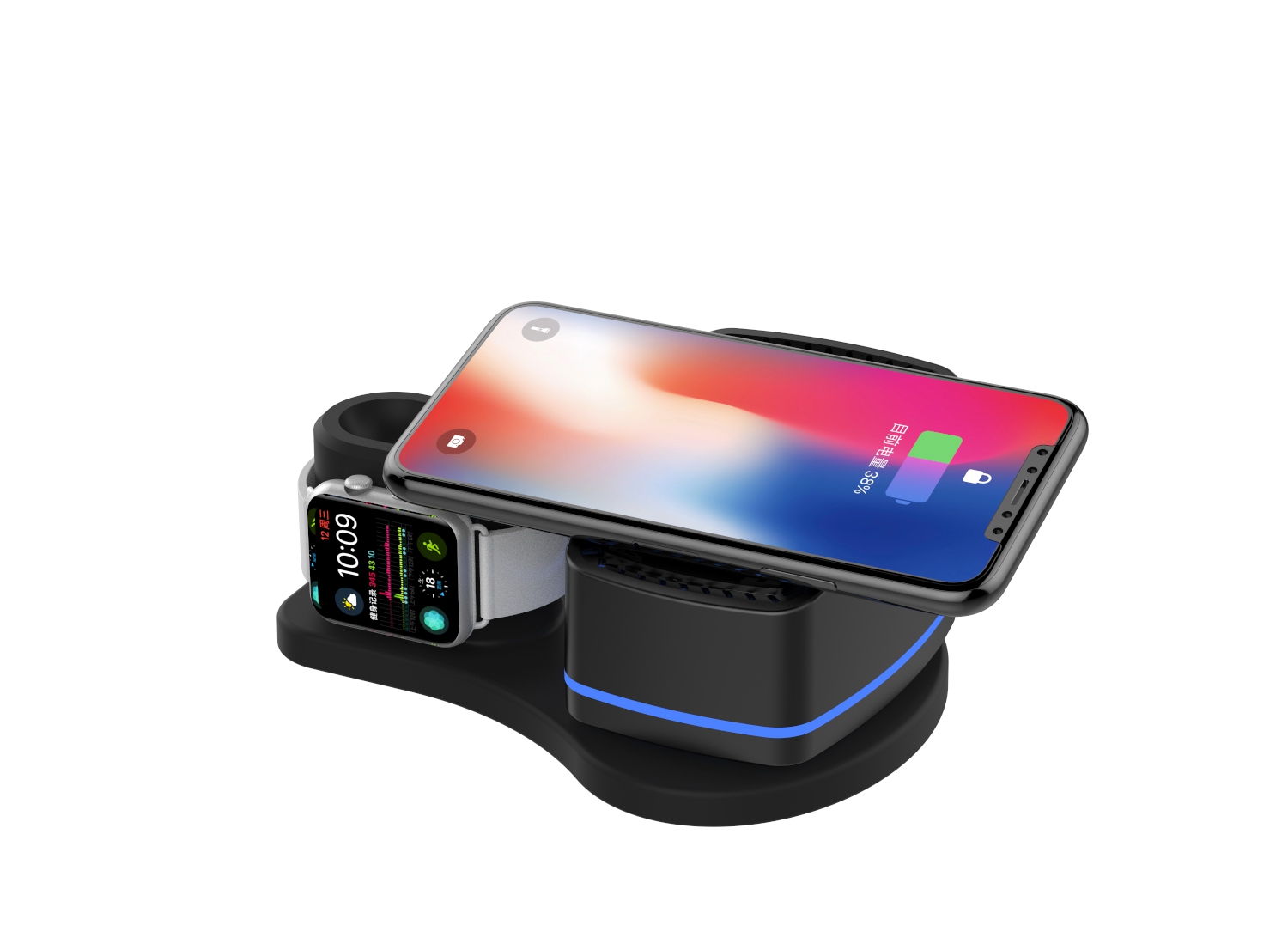 KW-019 手機、手表、耳機 多功能無線充