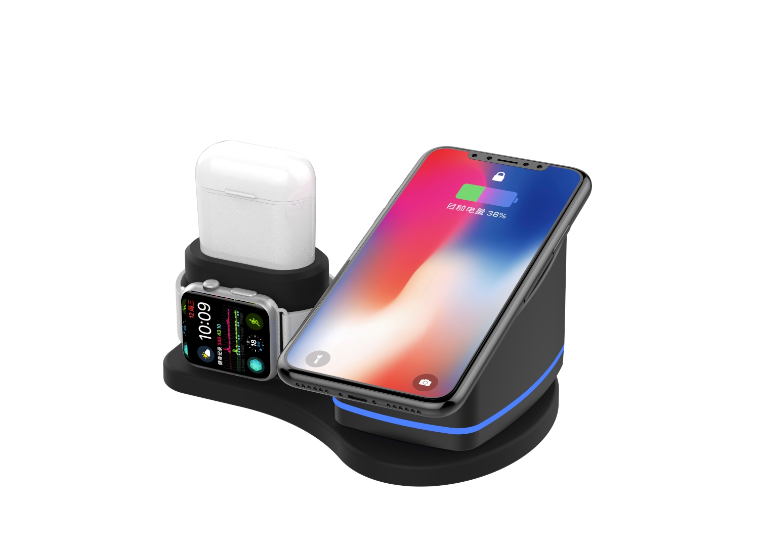 KW-019 手機、手表、耳機 多功能無線充